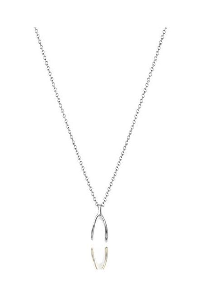 Baydurcan Wish Fishbone Necklace with Message Card birthday Gift Card (Fishbone) - Image 2